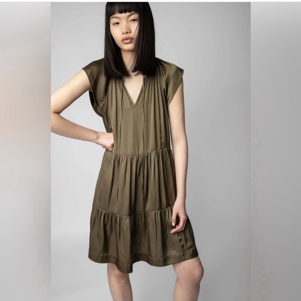 Zadig & Voltaire Olive Mini Dress